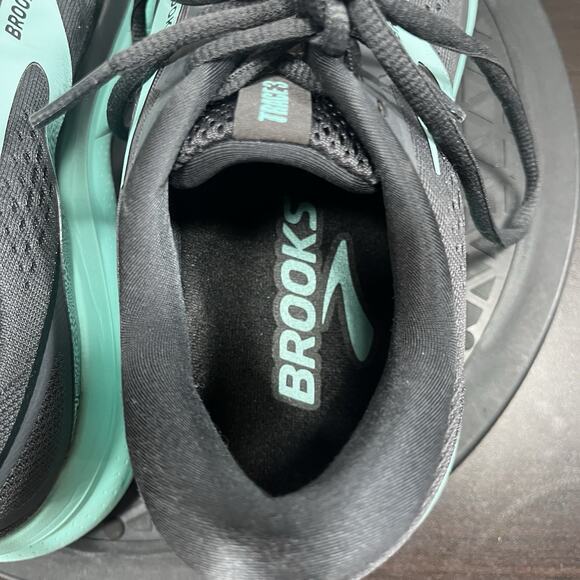 Brooks Trace 3 Gray Green Womens Size 9B Running Lace Up Athletic Sneakers - Picture 6 of 10